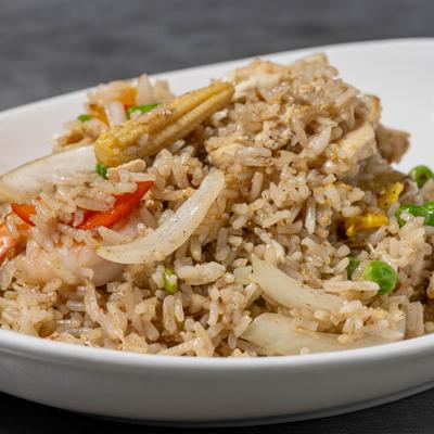 Siam Fried Rice with Chicken & Shrimp.