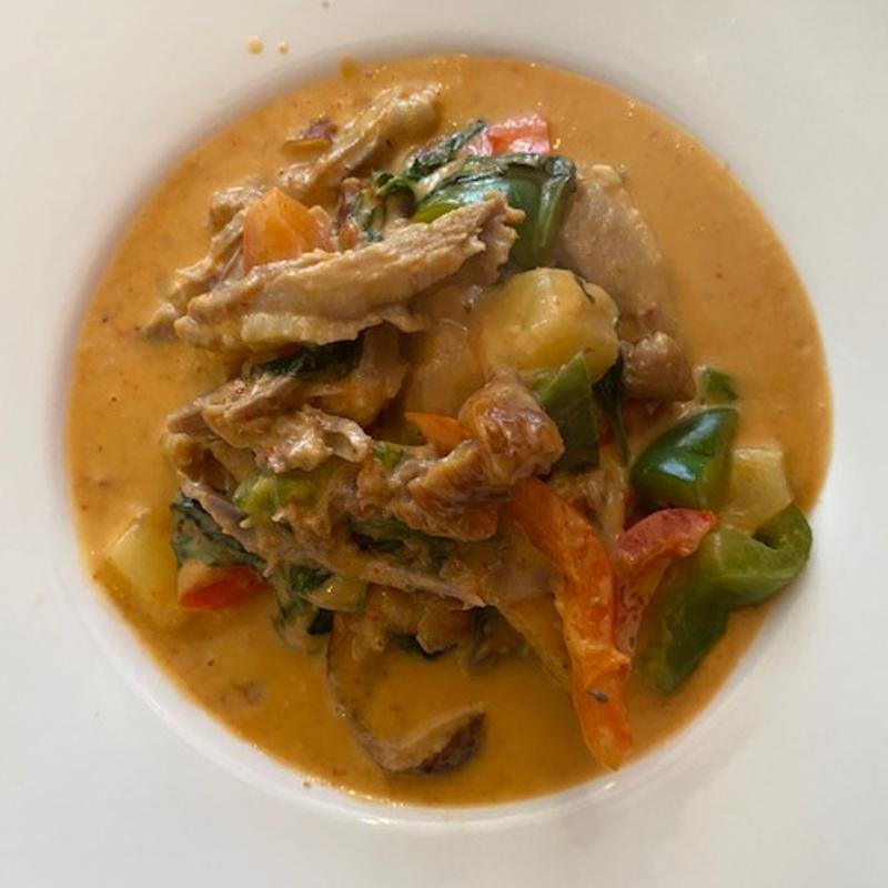 menu item 78 of 112, Roasted Duck Curry