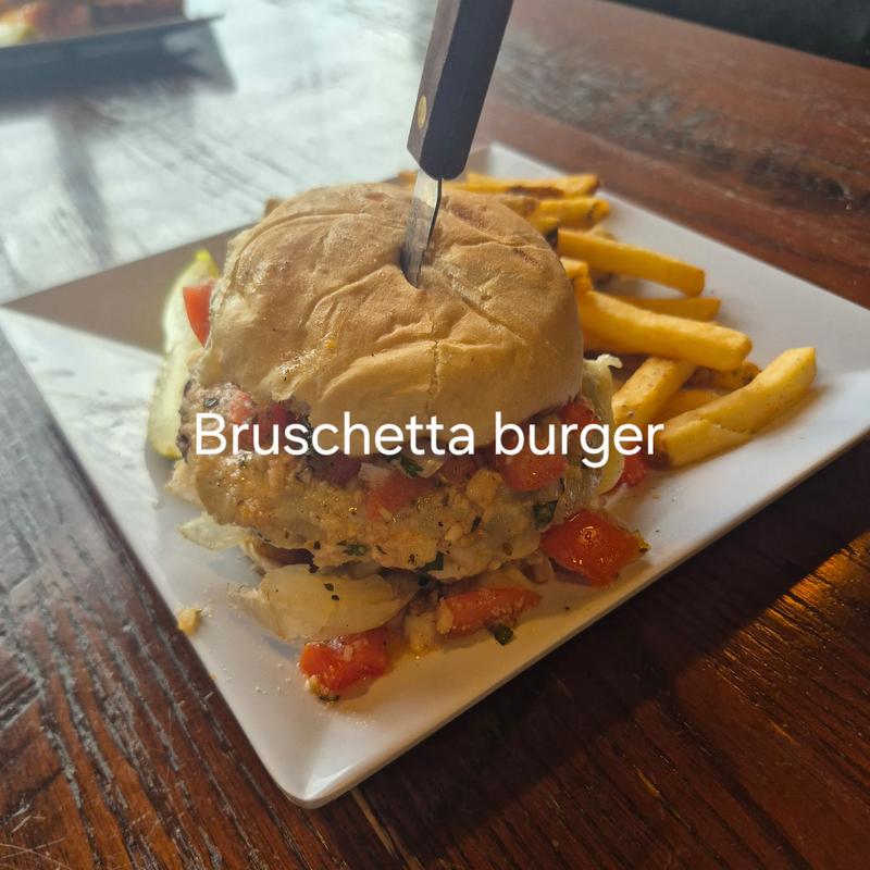 Bruschetta Burger photo