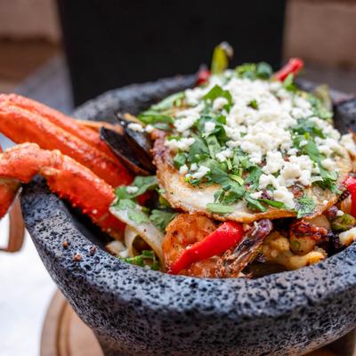 Molcajete De Mariscos.