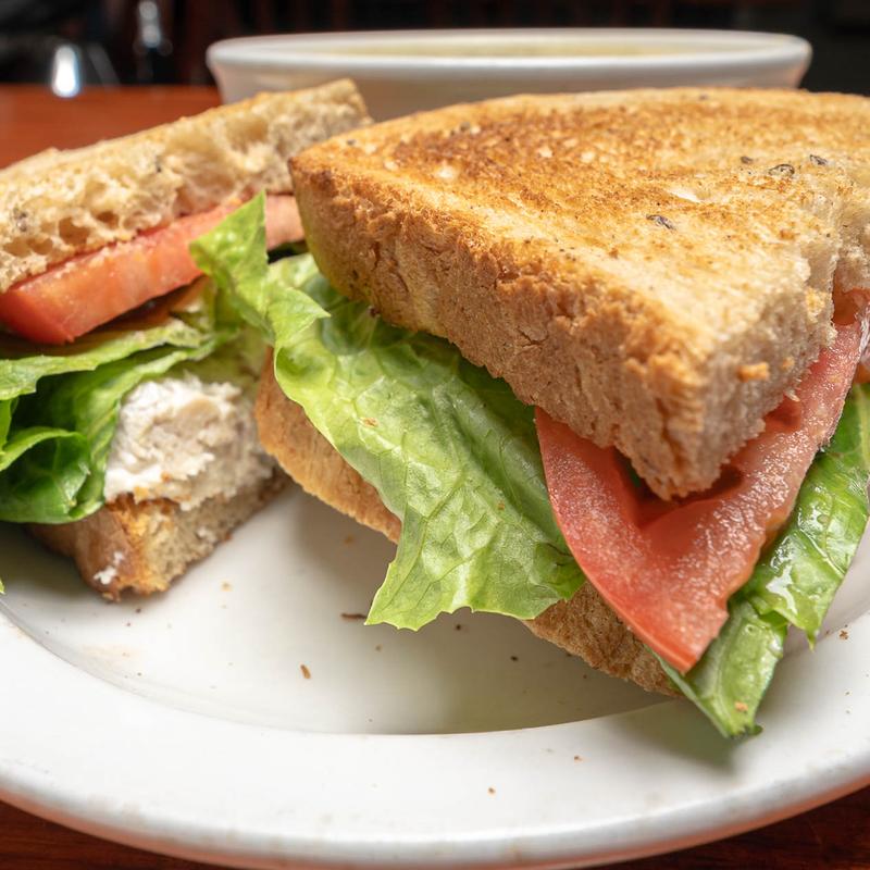 Sandwich with Soup or Salad photo