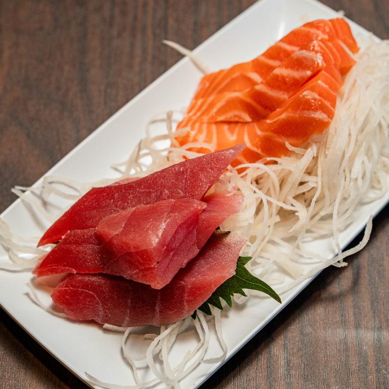 menu item 1 of 5, Spicy Tuna, Salmon, Yellowtail* (8)