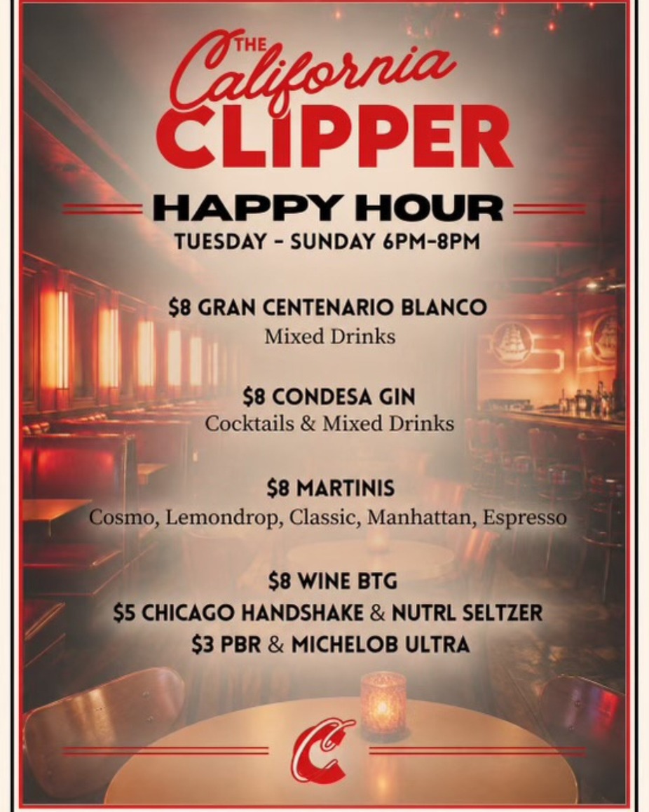 Happy Hour 6-8 PM Tuesday - Sunday event photo