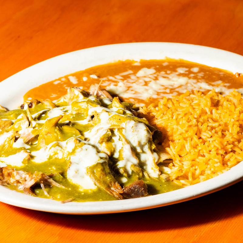 menu item 2 of 8, Enchilada Suizas