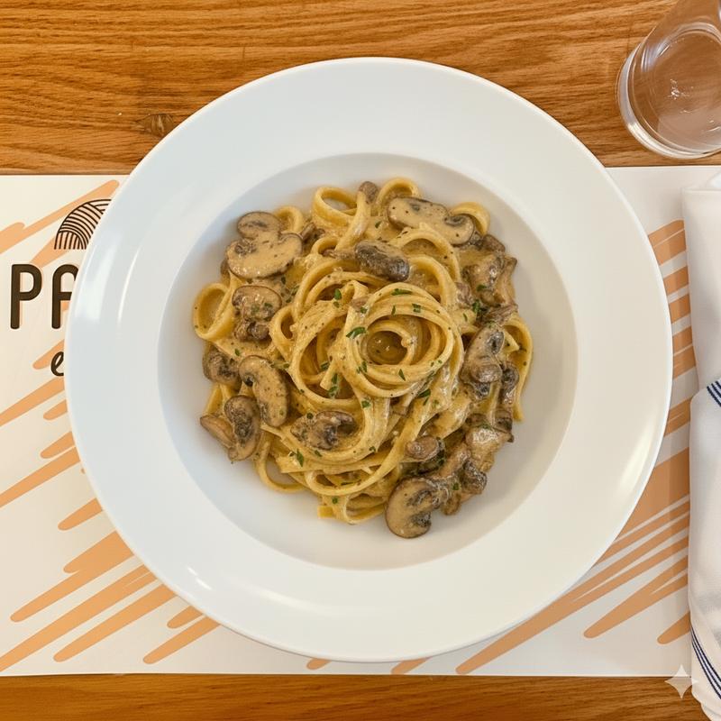 Tagliatelle Mushrooms photo