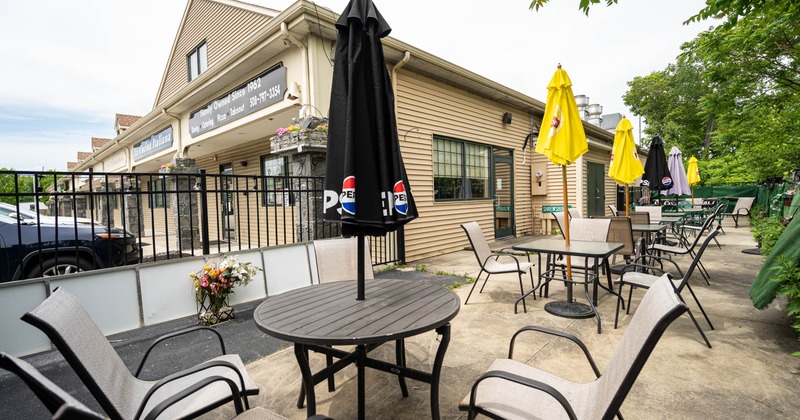 Exterior seating area