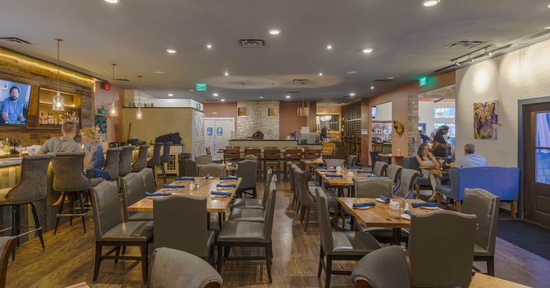 Interior, view of dining area