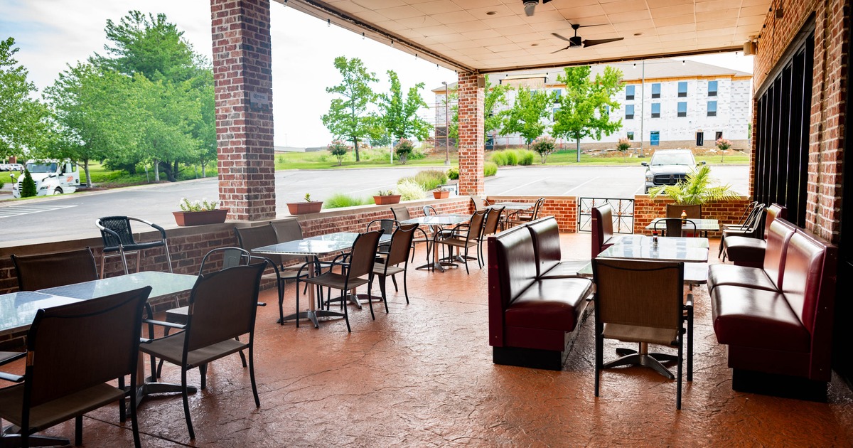 Outdoor, covered patio
