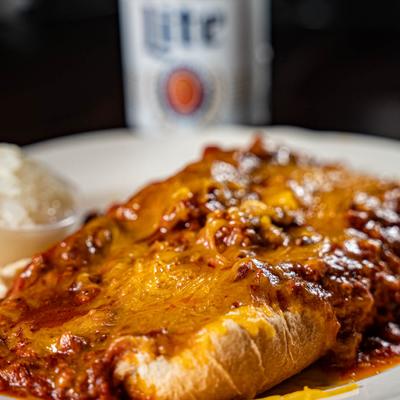 Check’s Chili Cheese Dog.