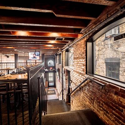 Interior, upstairs dining area.