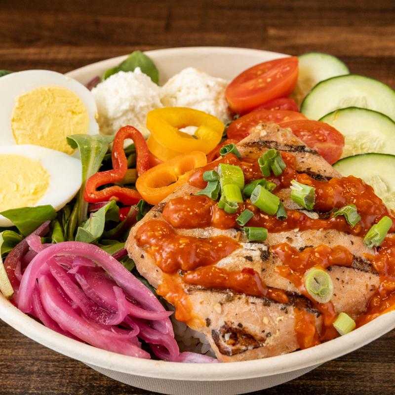 menu item 4 of 5, Salmon Power Bowl