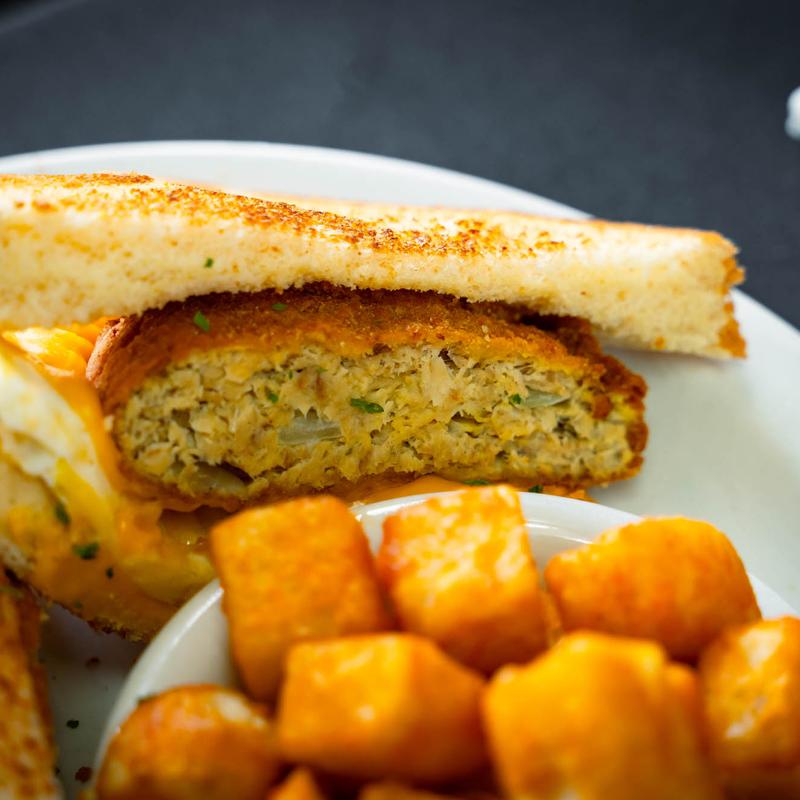 New! Salmon Pattie Melt photo