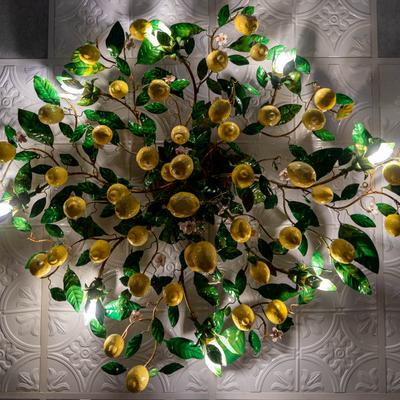 Lemon chandelier
