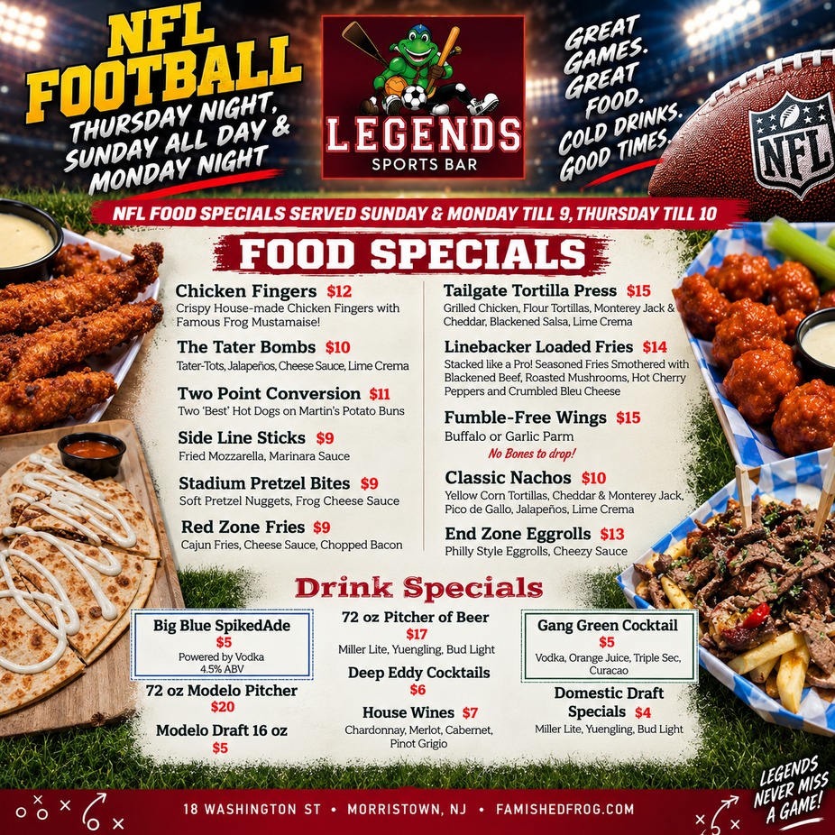 NFL Football Specials in Legends event photo