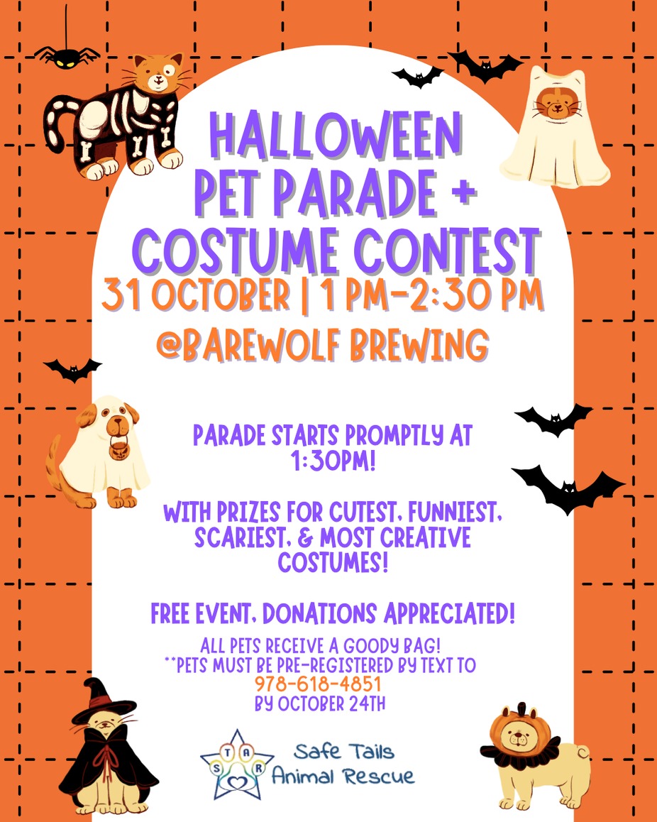 Safe Tails' Halloween Pet Parade & Costume Contest event photo