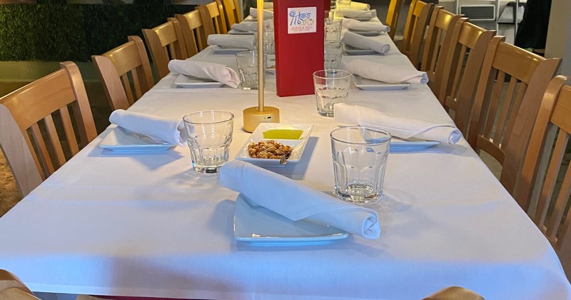 Interior, a table setting