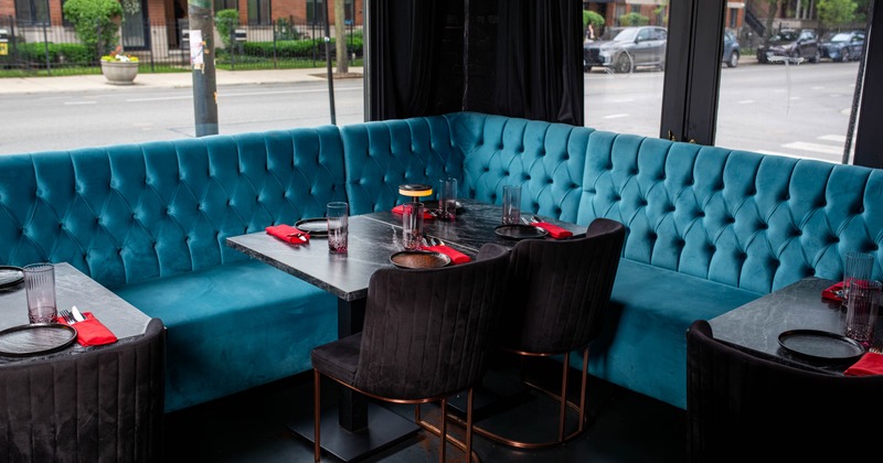 Interior seating area