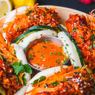 Korean sticky chicken.