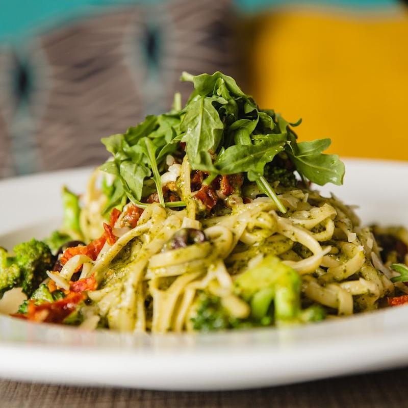 Pesto Chicken with Linguine photo