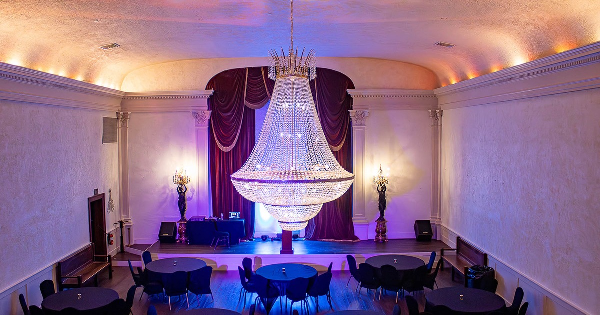 Inside, seating, round tables