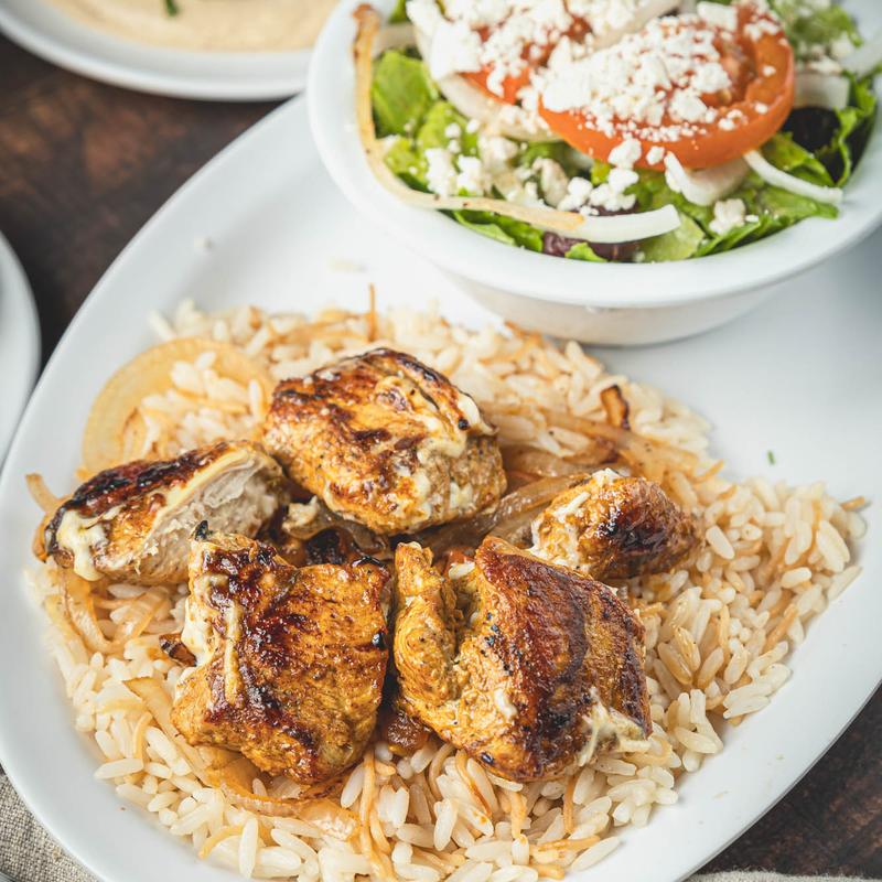 Chicken Kabob Plate * photo