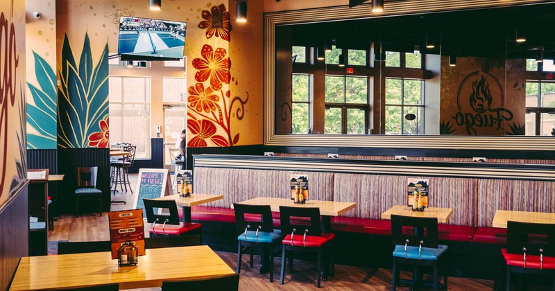 Interior, seating area