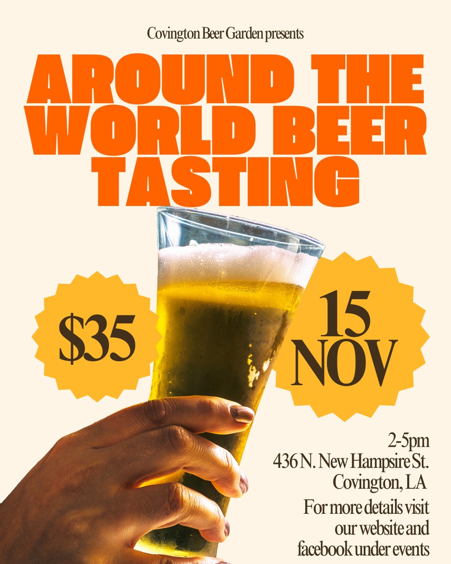 Around the World Beer Tasting event photo