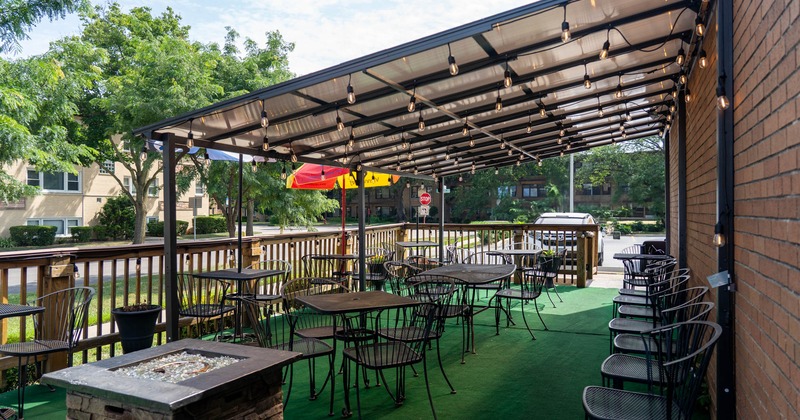 Outdoor seating area