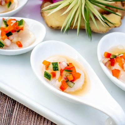 Scallop Ceviche.