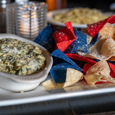 Creamy Spinach and Artichoke Dip.