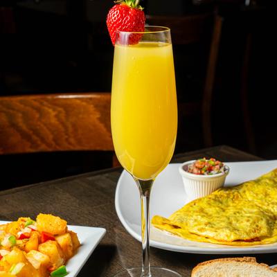 Orange juice and other meals.