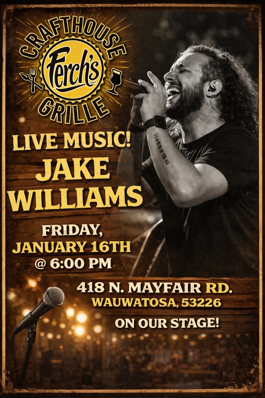 Live Music- Jake Williams event photo