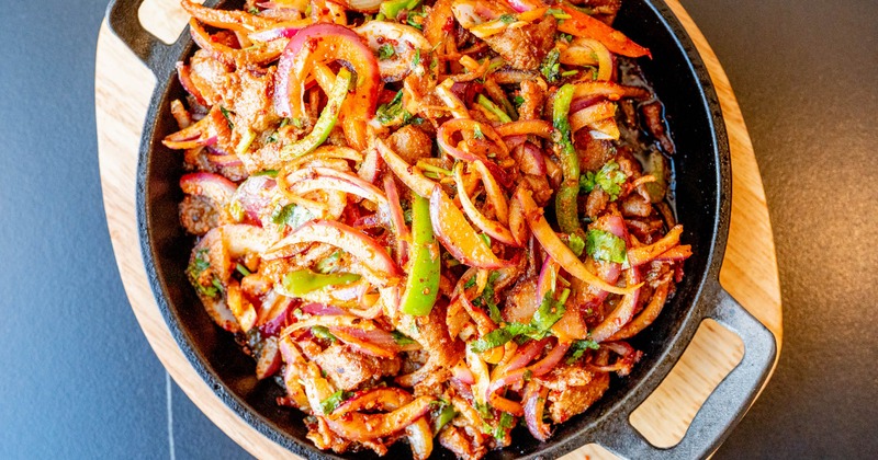 Sizzling cumin lamb plate