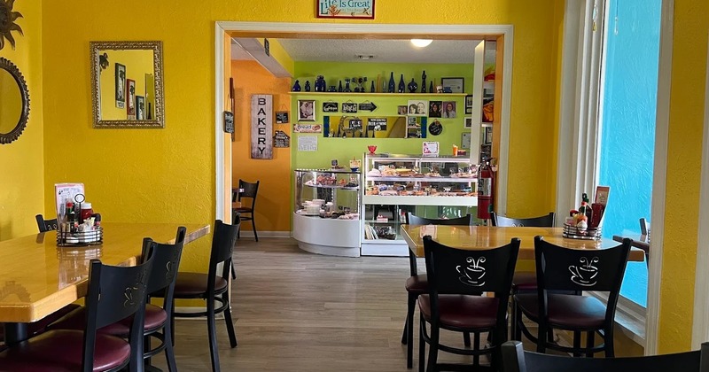 Cozy interior dining area