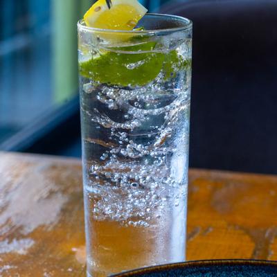 Gin and tonic.