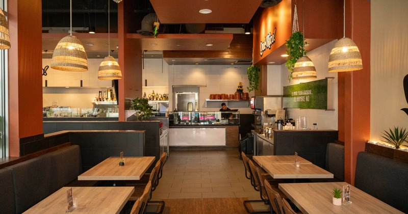 Interior seating area