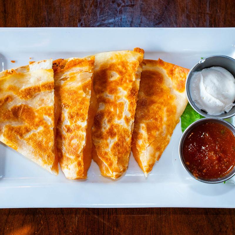 cheese quesadilla (v)+ photo