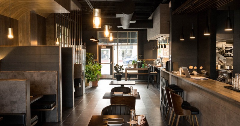 Interior, dining area