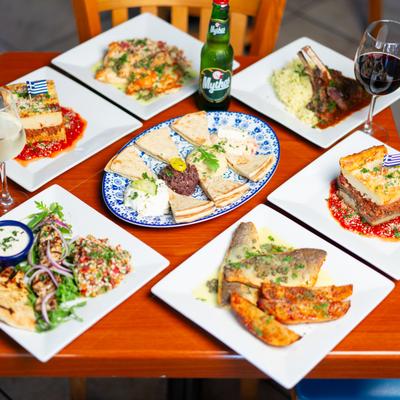 Assorted dishes on a table