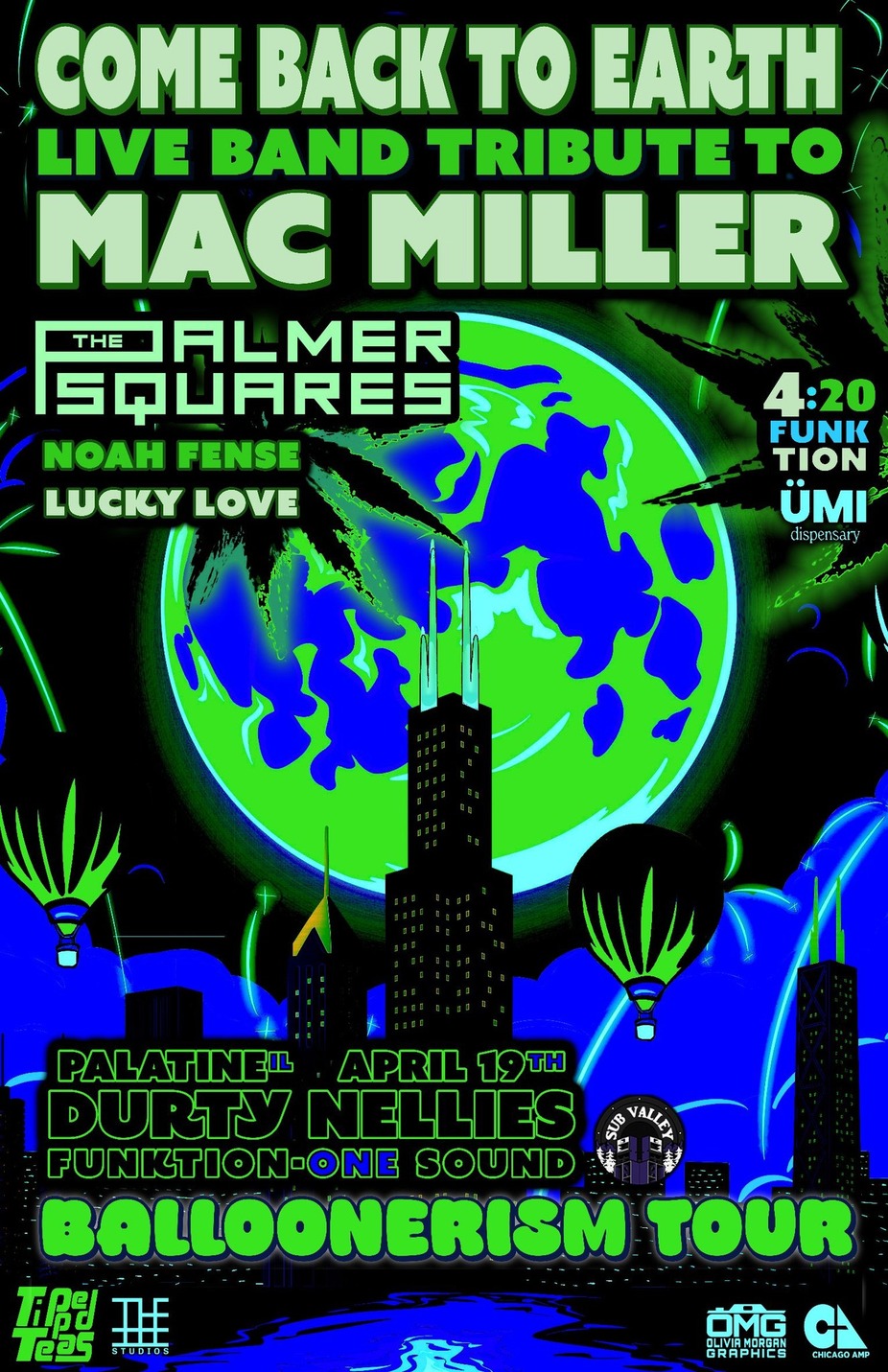 Mac Miller Night / come back to Earth / The Palmer Squares + more! event photo