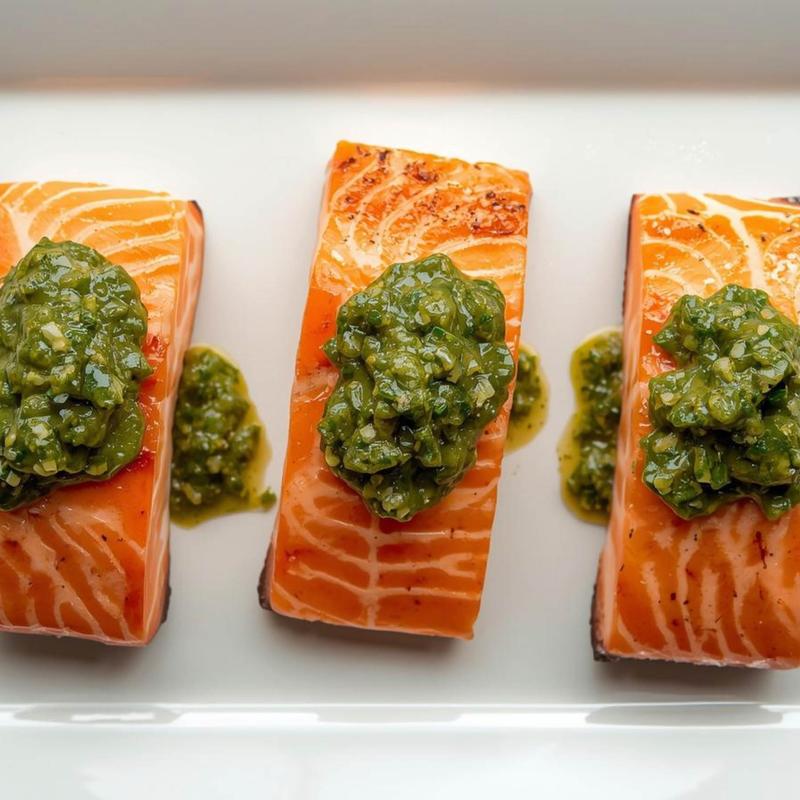 Salmone Con Salsa Verde photo