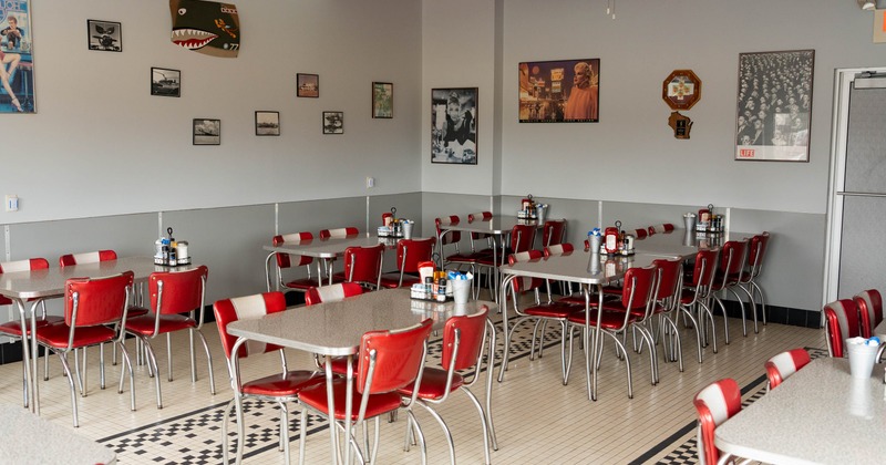 Interior seating area