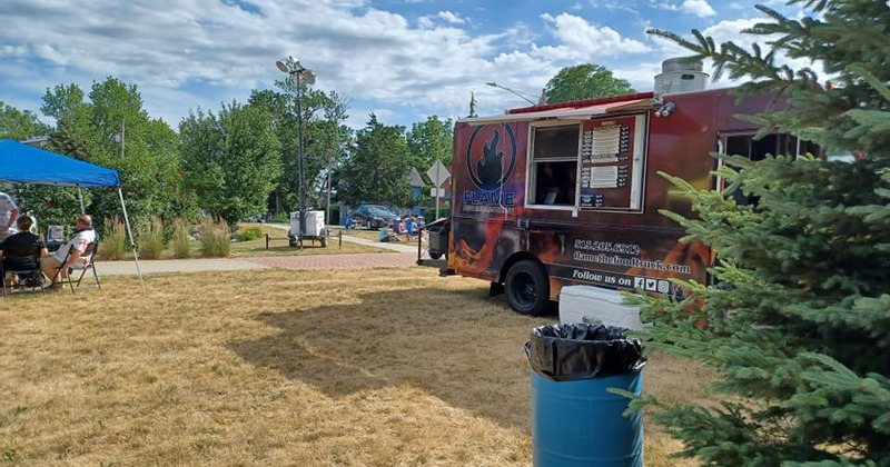 Food truck in the park
