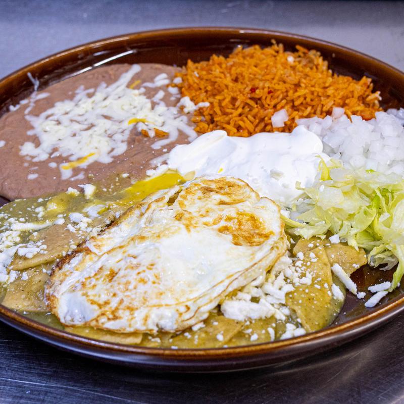 menu item 3 of 16, Chilaquiles Verdes
