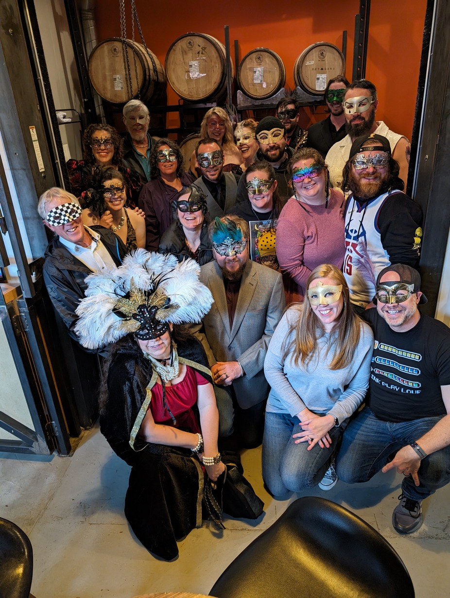 Dress Up Downtown Mardi Gras Crawl event photo