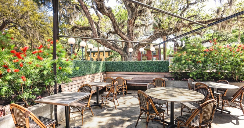 Outdoor seating area