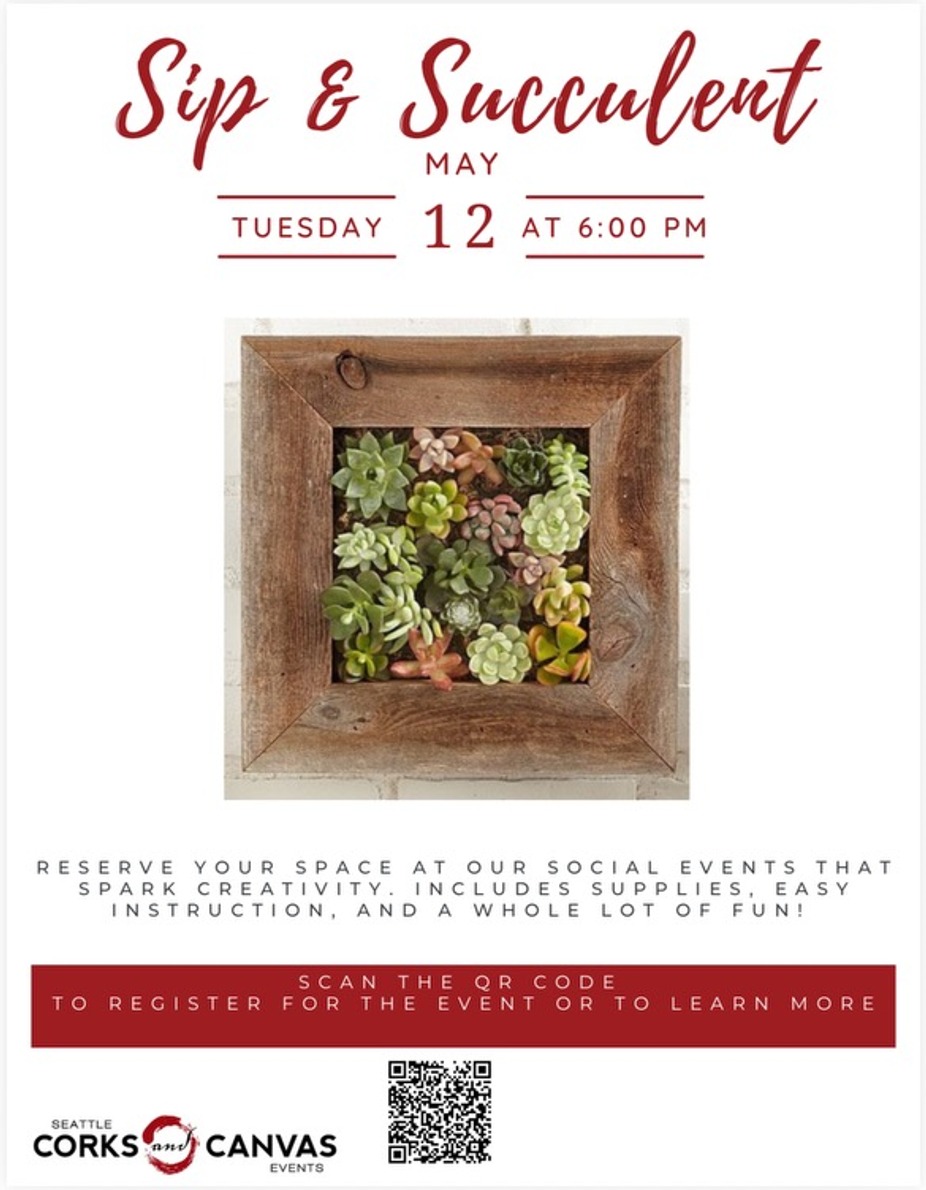 Sip & Succulent event photo