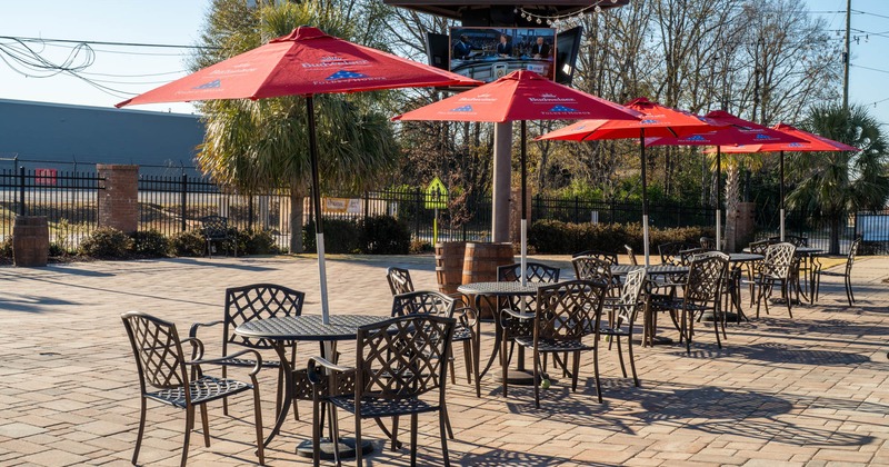 Exterior seating area