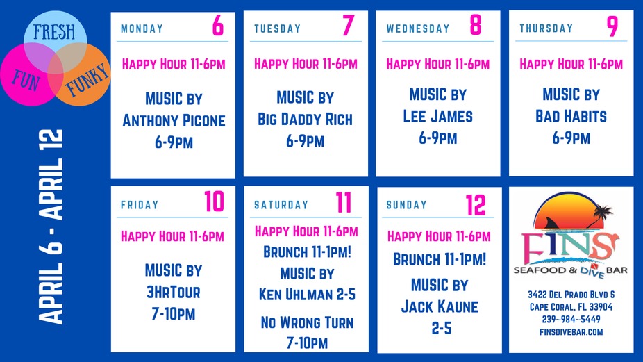 Weekly Event Calendar! event photo