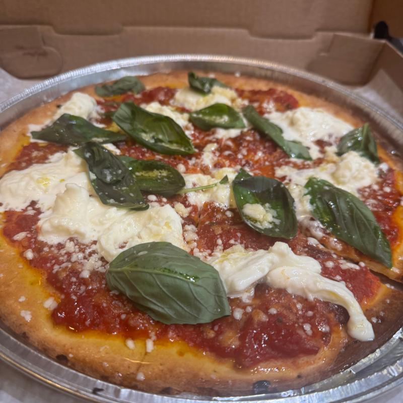 menu item 13 of 24, gluten free burrata